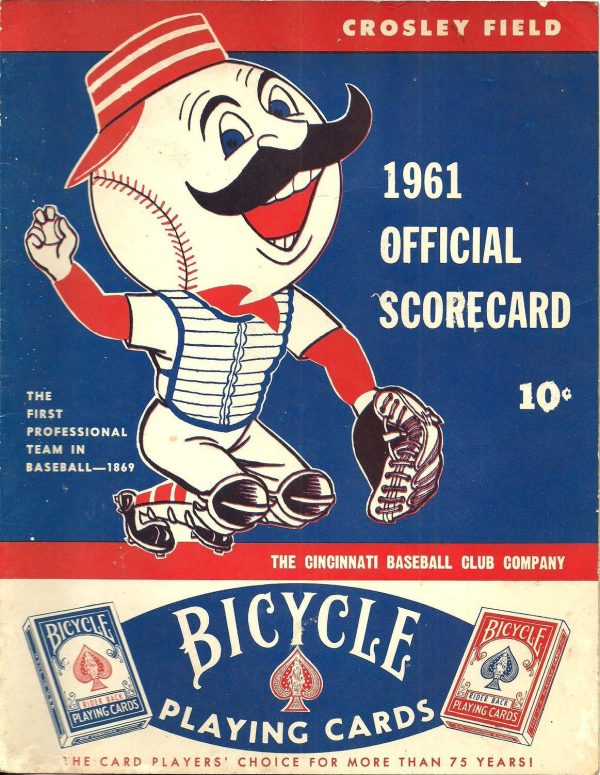 1961 Cincinnati Reds program