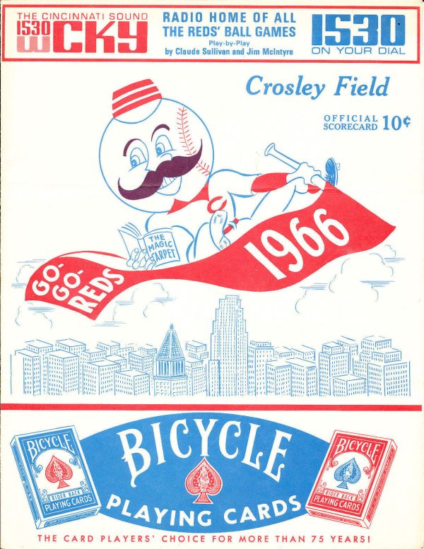 1966 Cincinnati Reds program