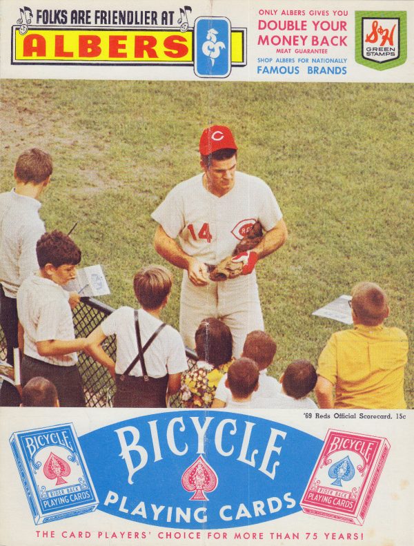 1969 Cincinnati Reds program