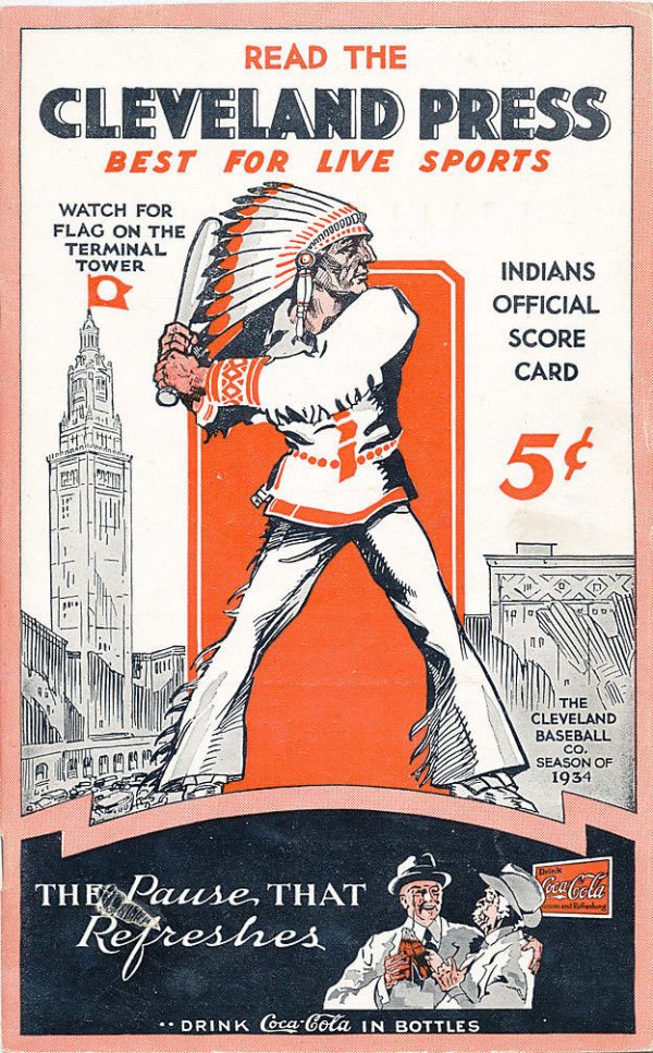 1934 Cleveland Indians program