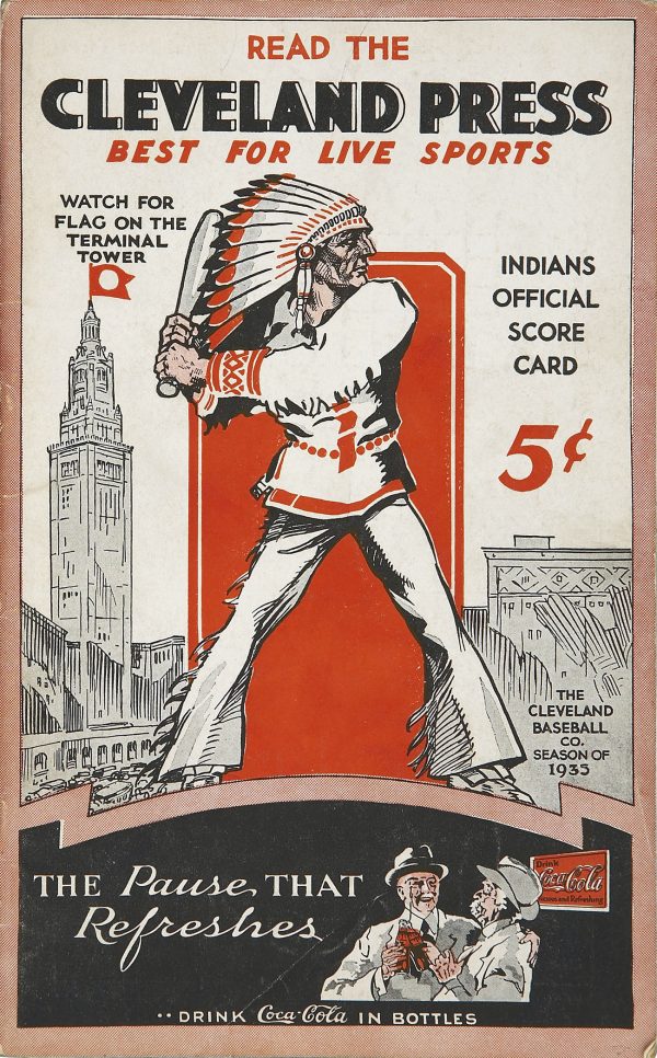 1935 Cleveland Indians program