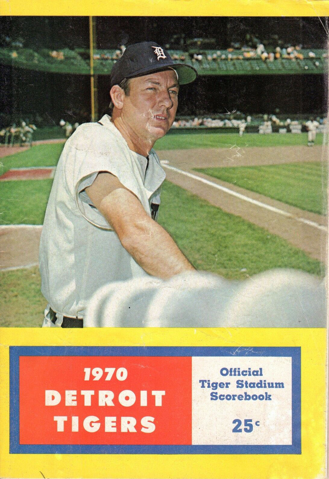 1970 Detroit Tigers program