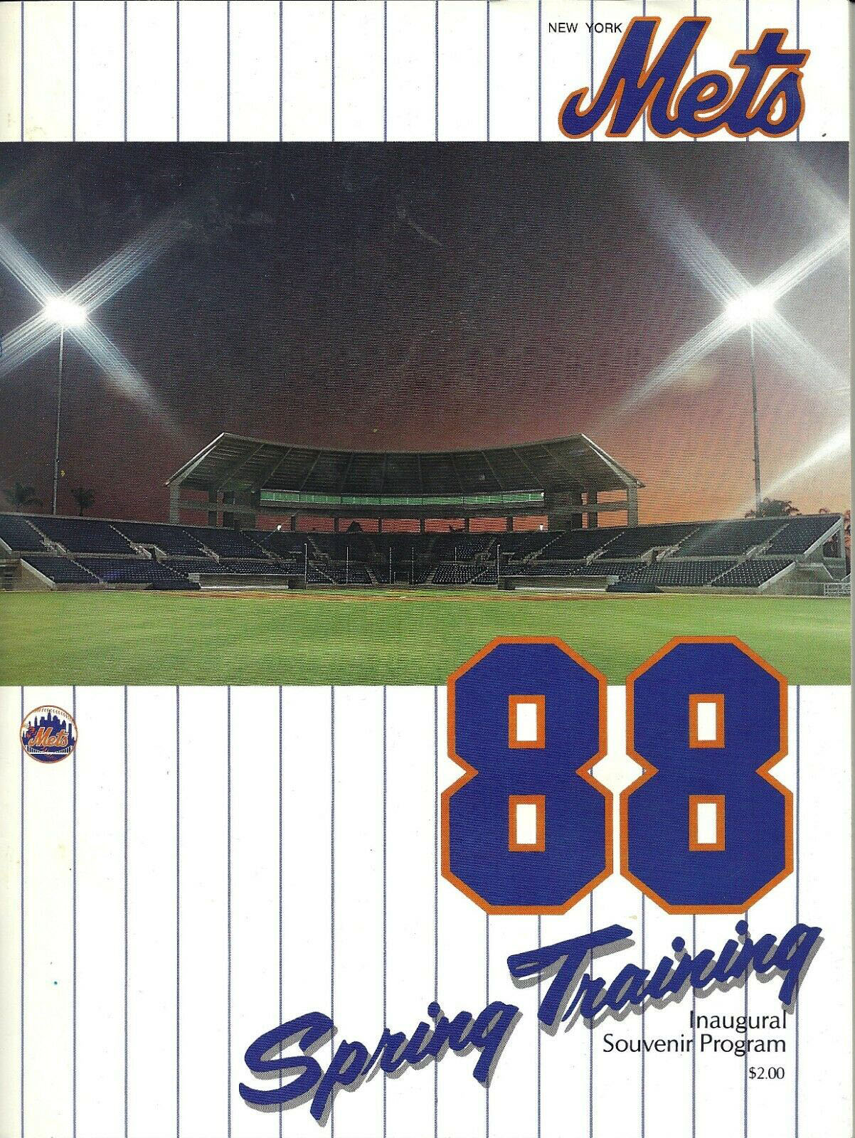 MLB Spring Training Program: New York Mets (1988)