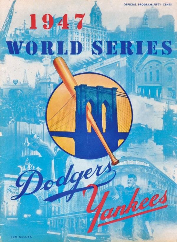 1947 Brooklyn Dodgers World Series program