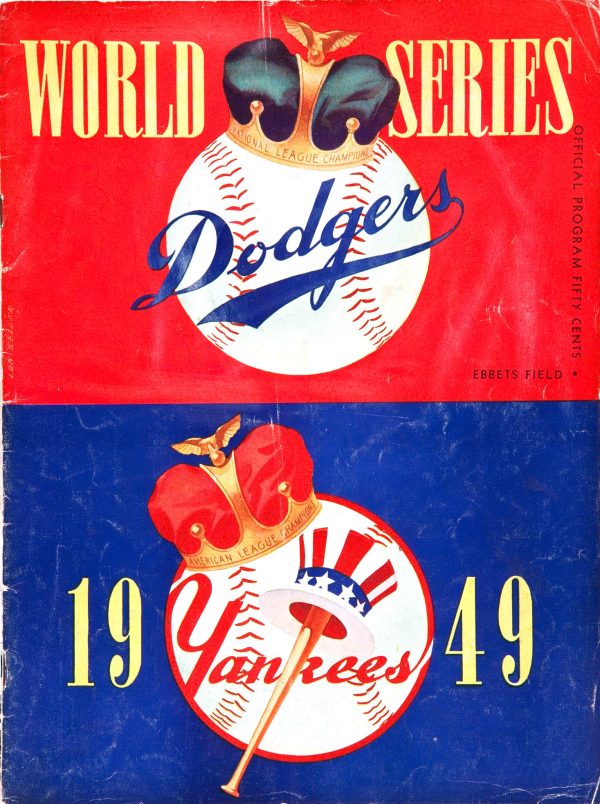 1949 Brooklyn Dodgers World Series program