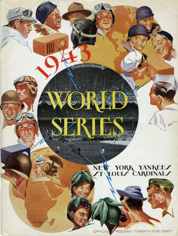 1943 New York Yankees World Series program