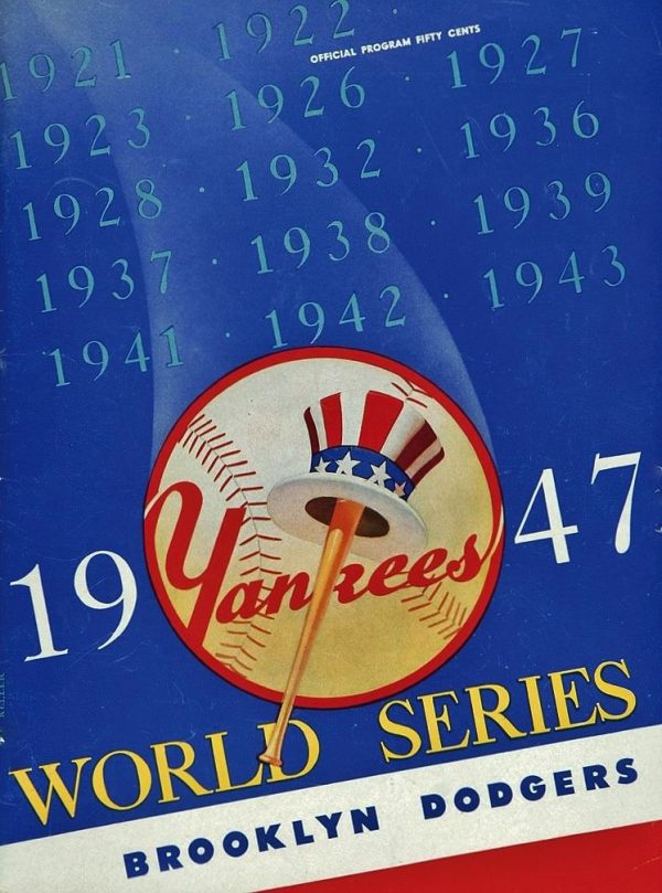 1947 New York Yankees World Series program