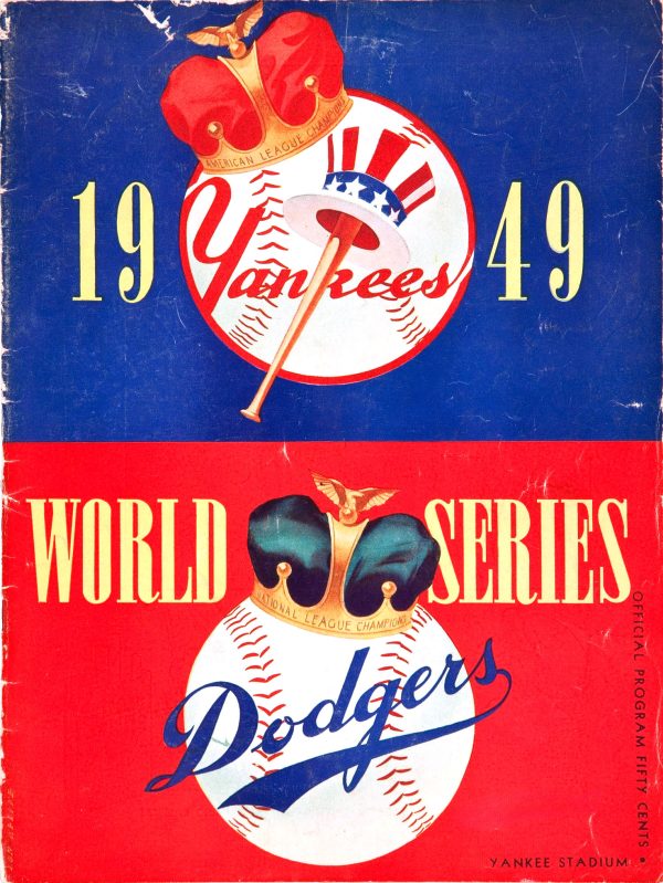 1949 New York Yankees World Series program