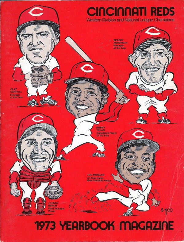 1973 Cincinnati Reds yearbook