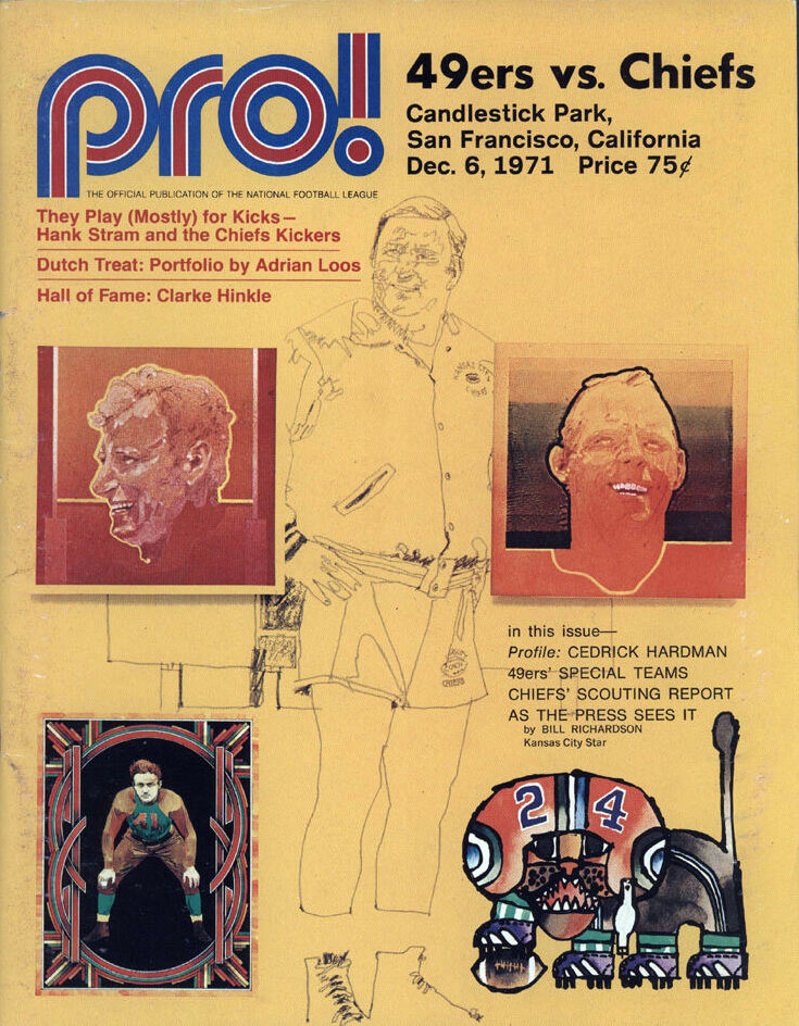 NFL Program: San Francisco 49ers vs. Kansas City Chiefs (December 6, 1971)