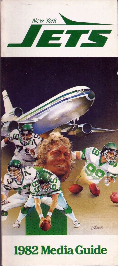 1982 New York Jets media guide