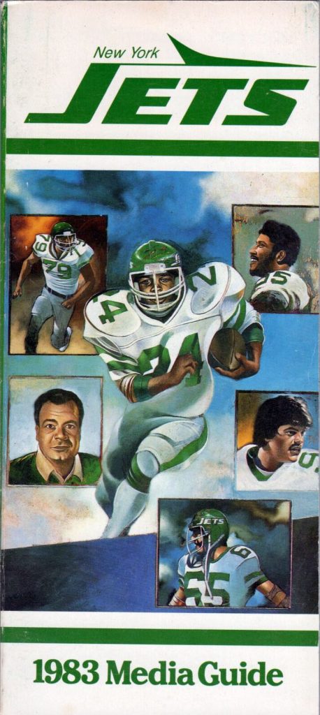 1983 New York Jets media guide