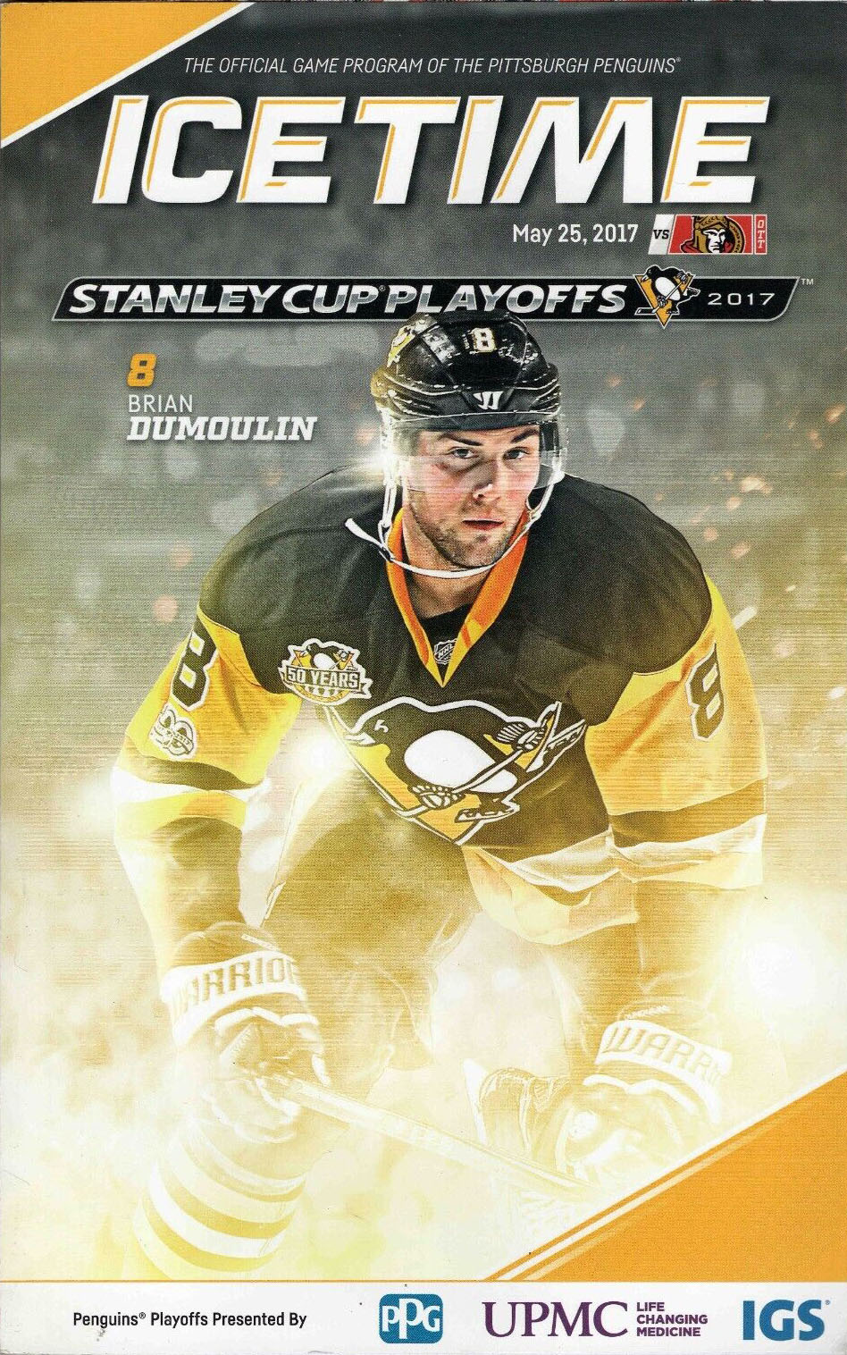 2017 Pittsburgh Penguins playoff program