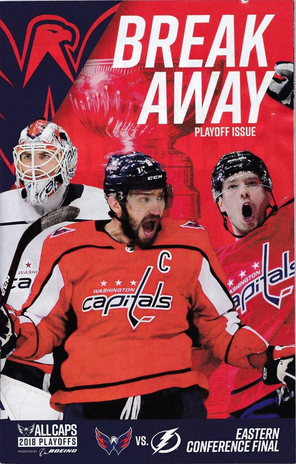 2018 Washington Capitals playoff program