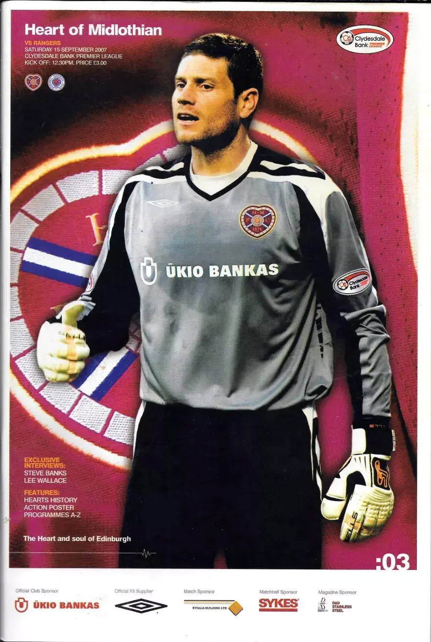 Heart of Midlothian vs. Rangers (September 15, 2007)