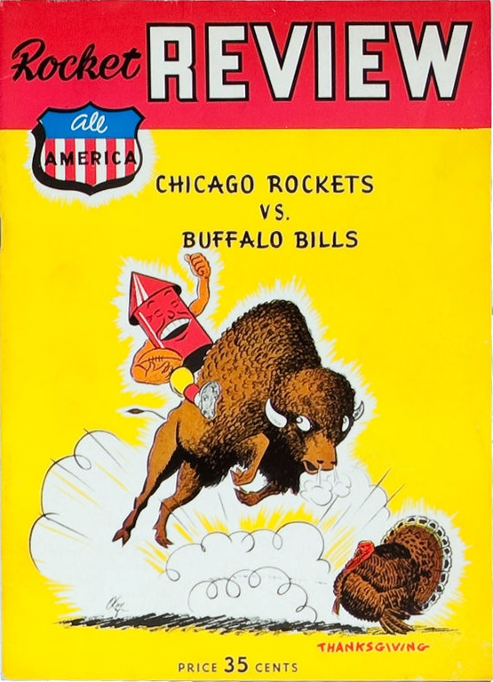 AAFC Program: Chicago Rockets vs. Buffalo Bills (November 25, 1948)