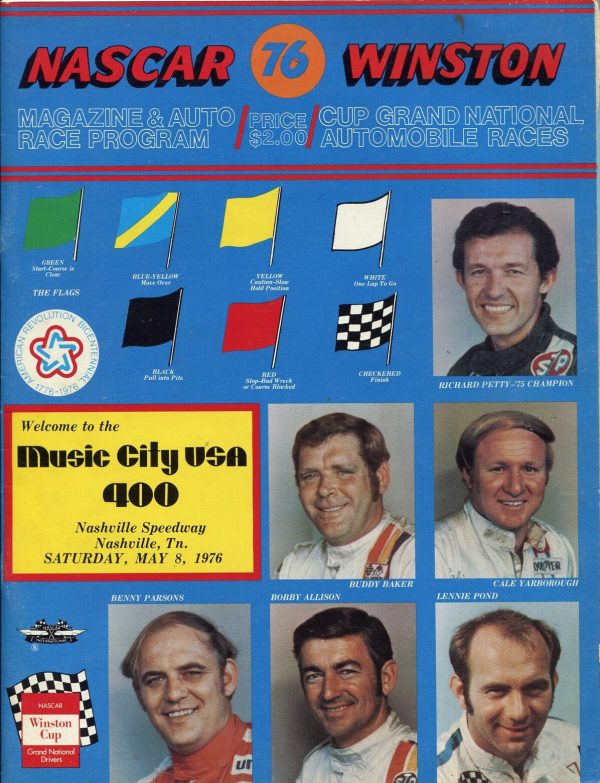 1976 Music City USA 400 program