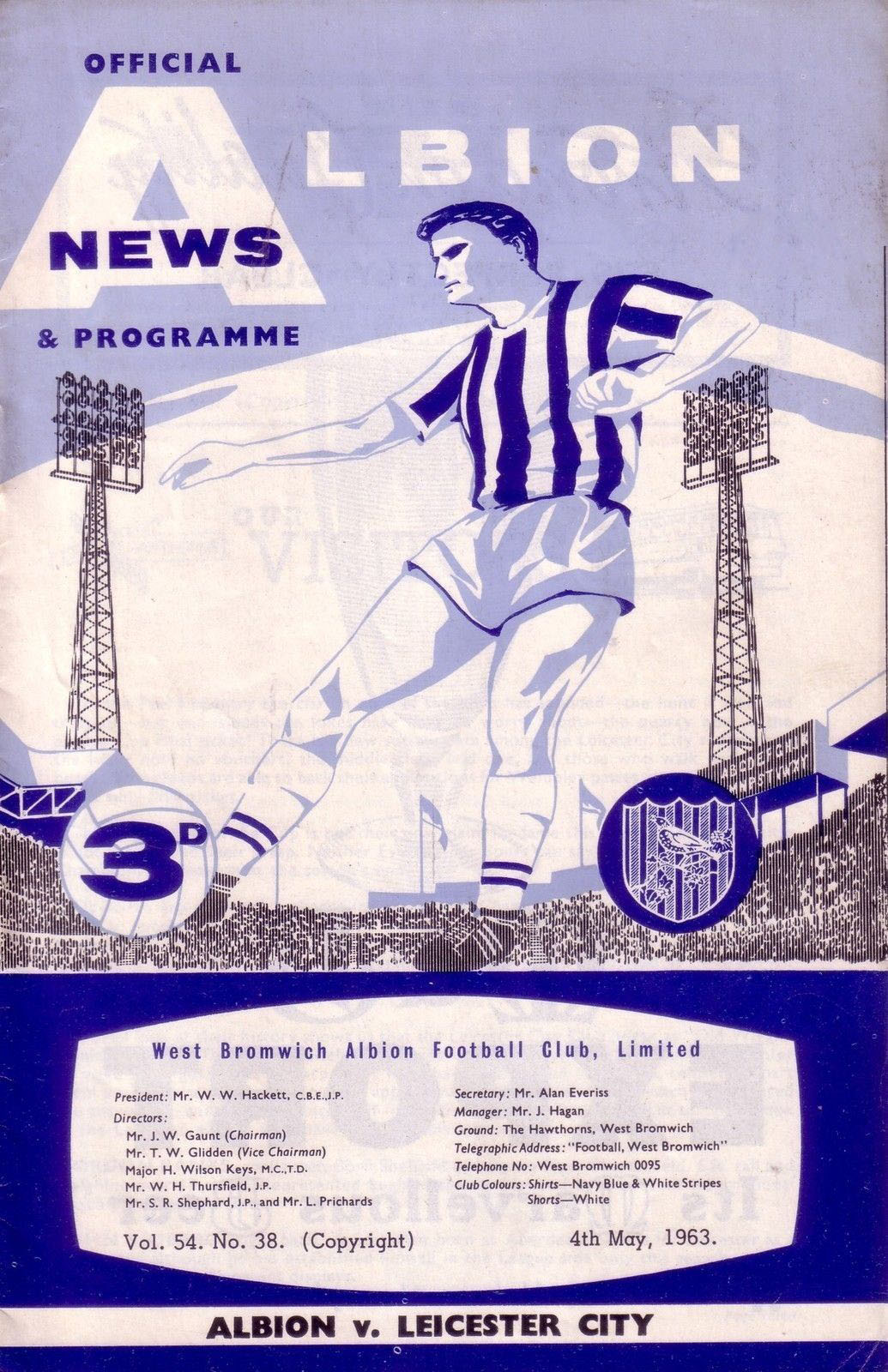 West Bromwich Albion vs. Leicester City (May 4, 1963)