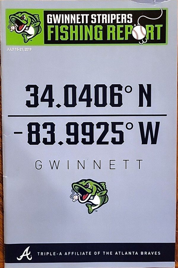 2019 Gwinnett Stripers program