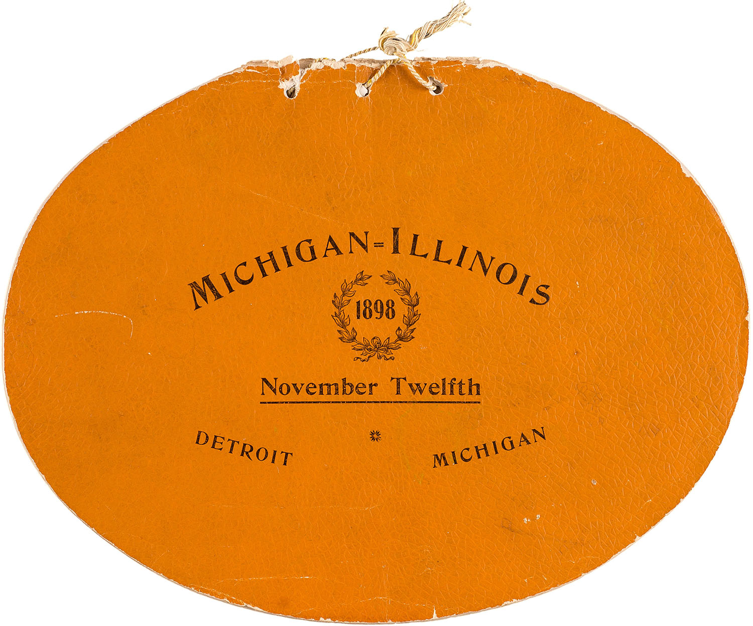 Michigan Wolverines vs. Illinois Fighting Illini (November 12, 1898)