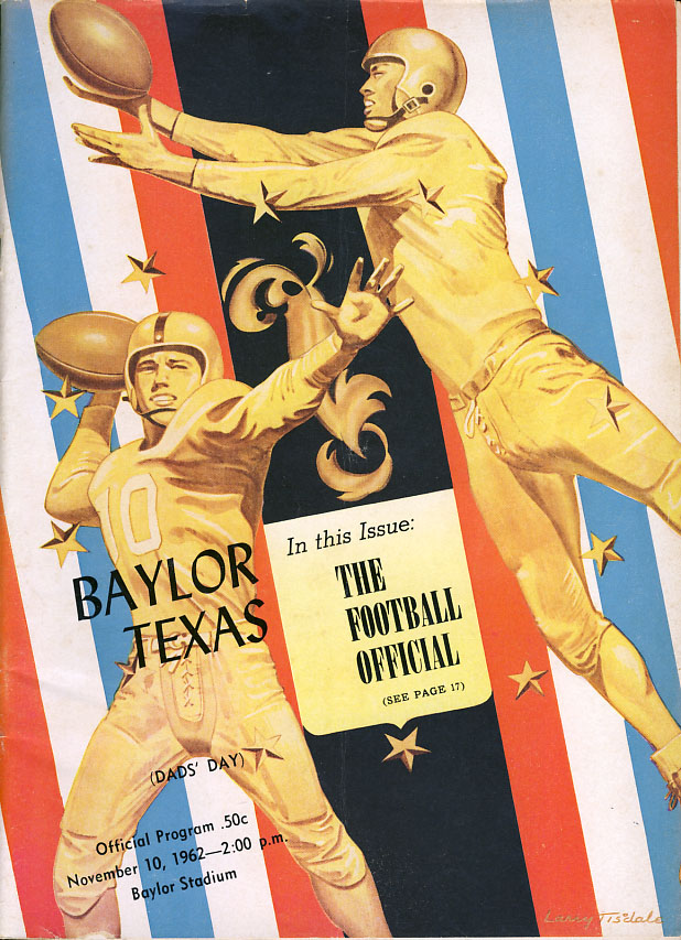 College Football Program: Baylor Bears vs. Texas Longhorns (November 10, 1962)