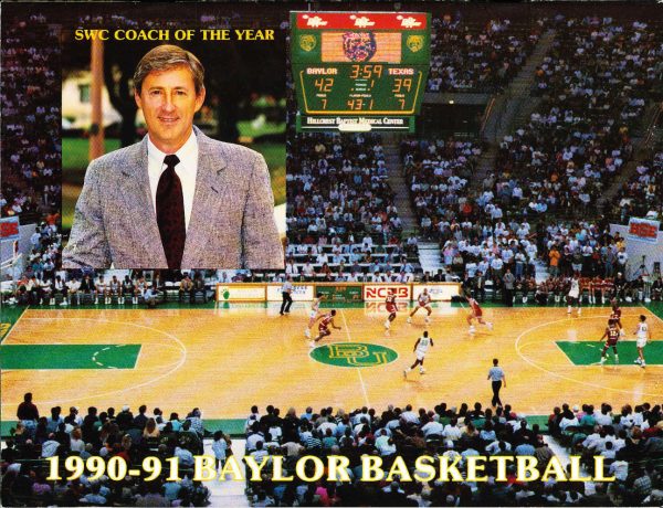 1990-91 Baylor Bears men's basketball media guide