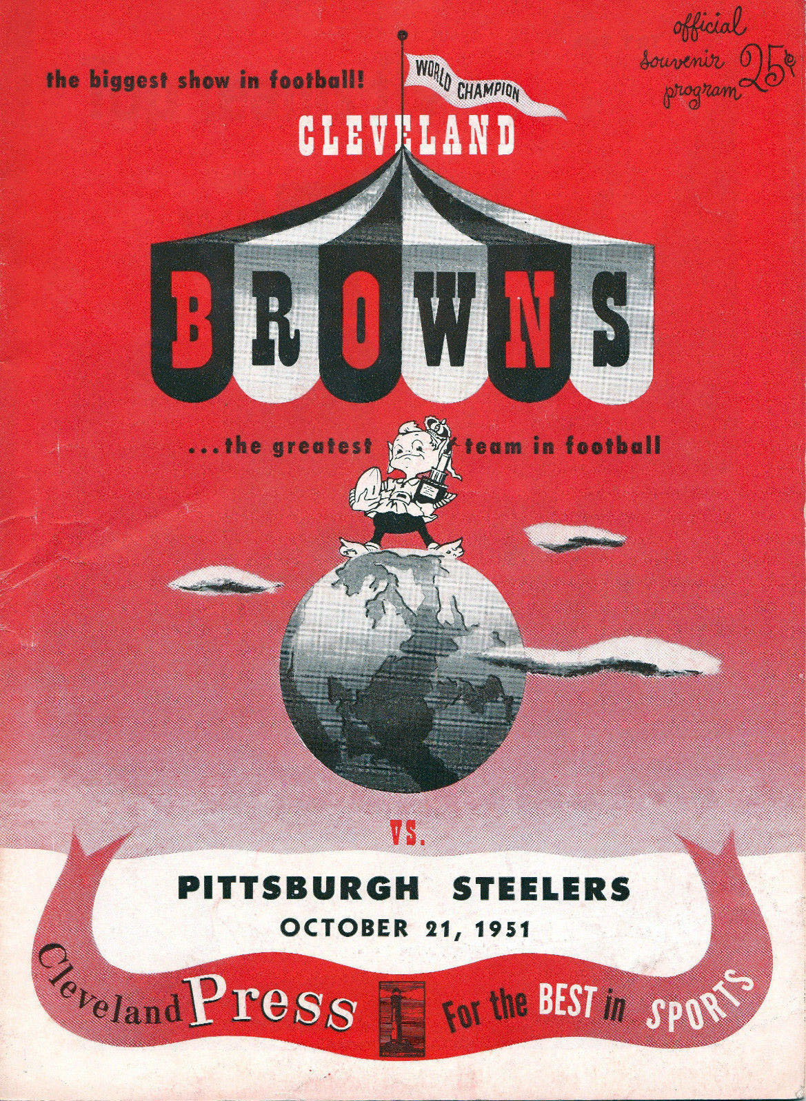 Cleveland Browns vs. Pittsburgh Steelers (October 21, 1951)