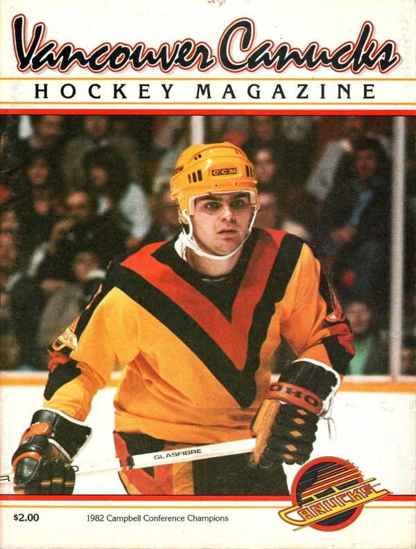 1982-83 Vancouver Canucks program