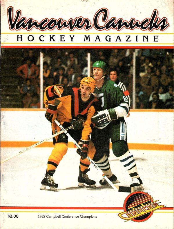 1982-83 Vancouver Canucks program