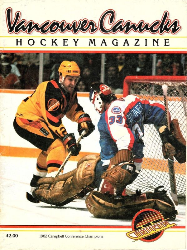 1982-83 Vancouver Canucks program