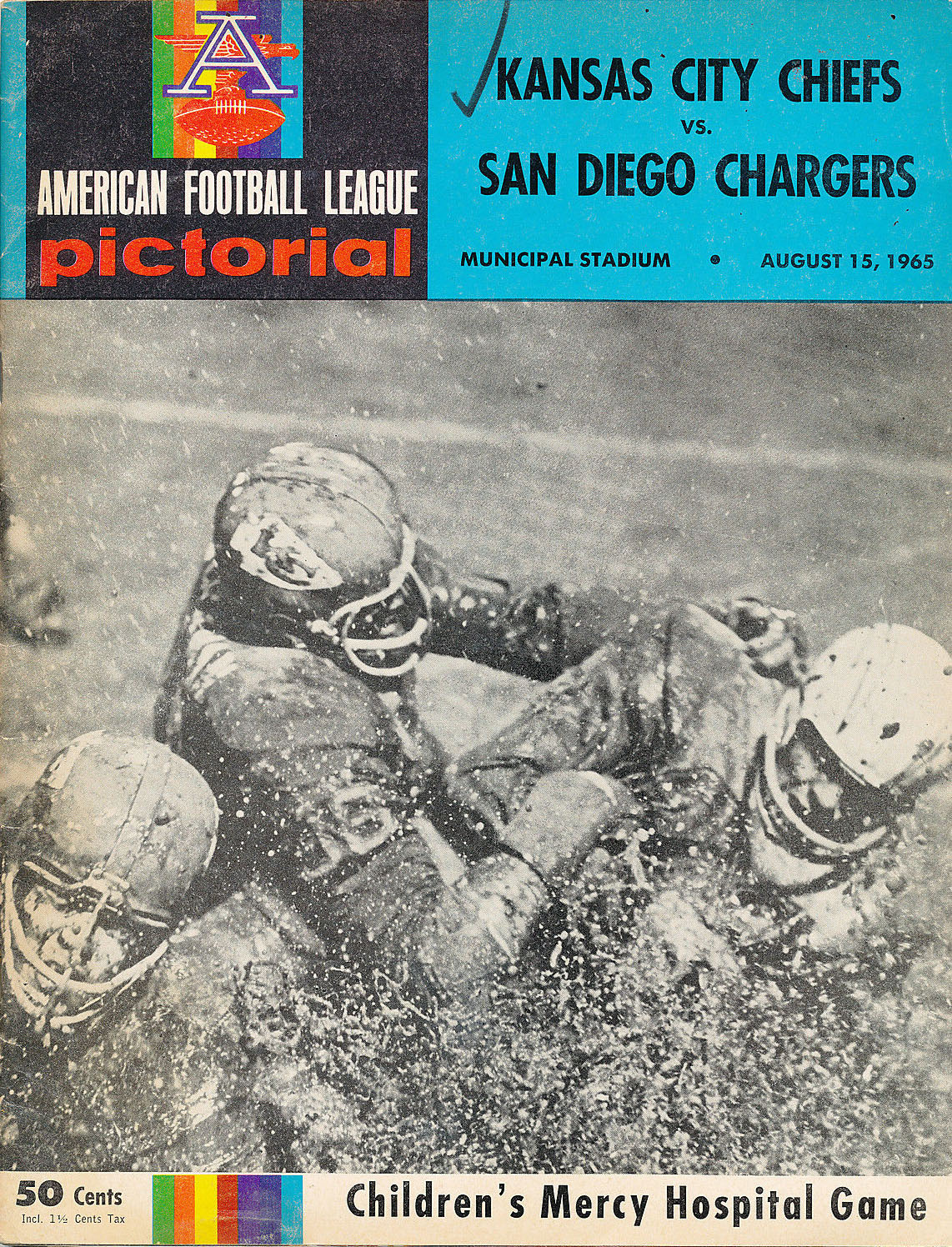 Kansas City Chiefs vs. San Diego Chargers (August 15, 1965)