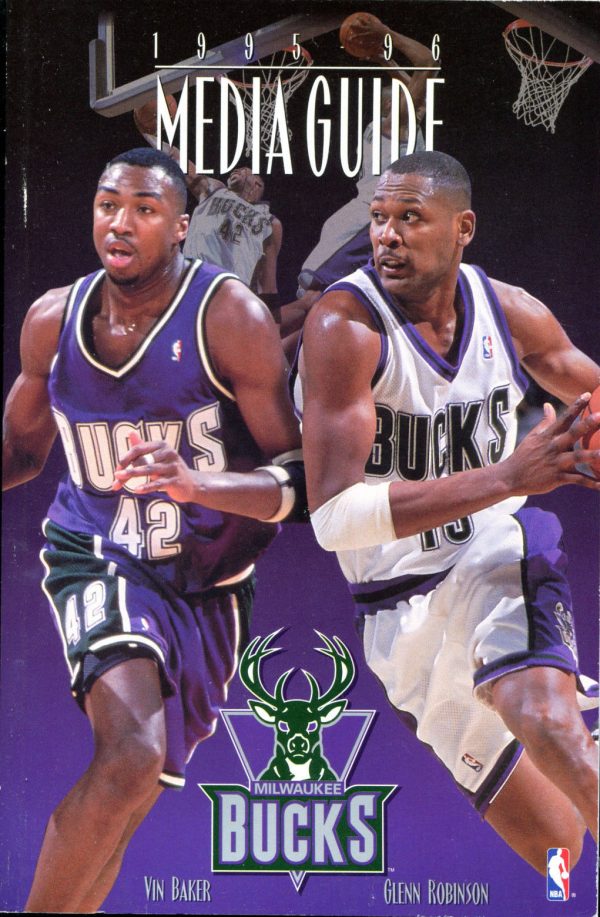 1995-96 Milwaukee Bucks media guide