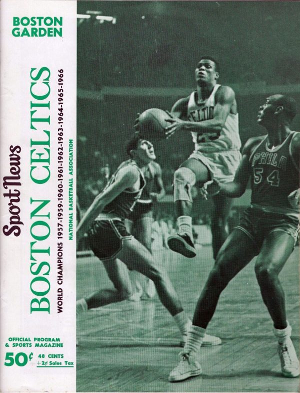 1966-67 Boston Celtics program