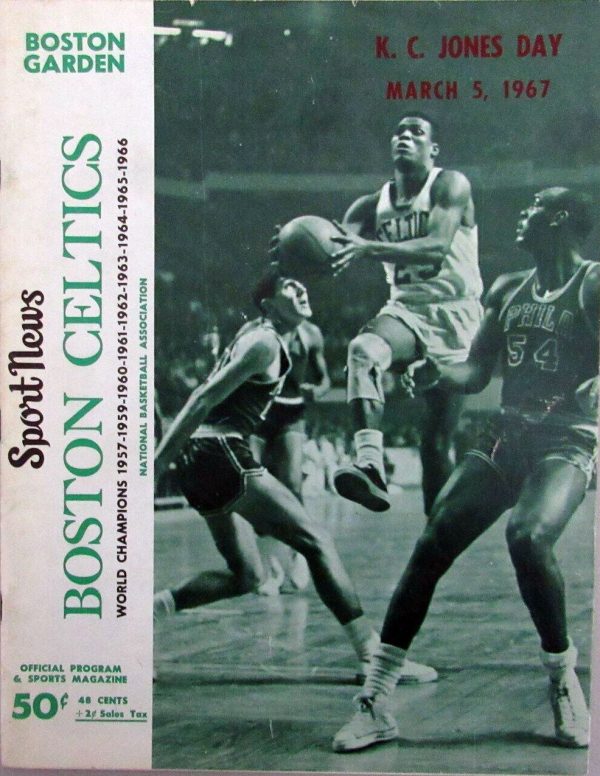 1966-67 Boston Celtics program