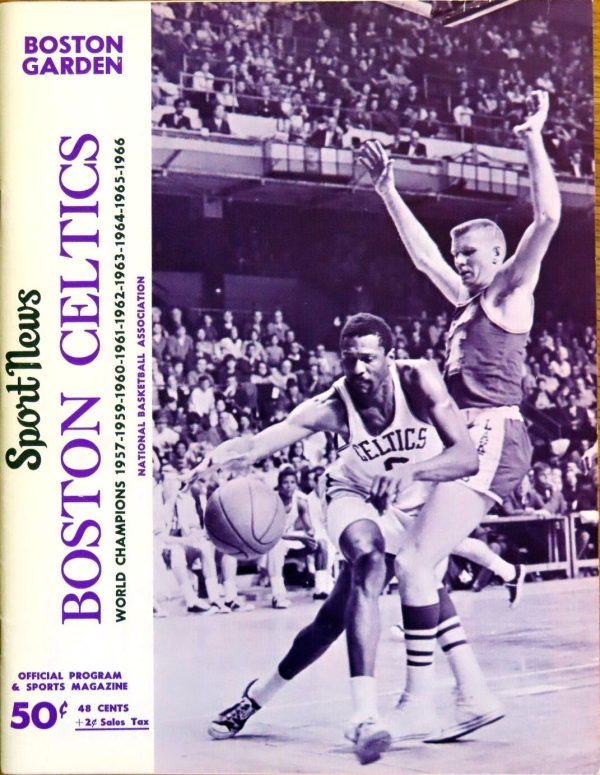 1966-67 Boston Celtics program