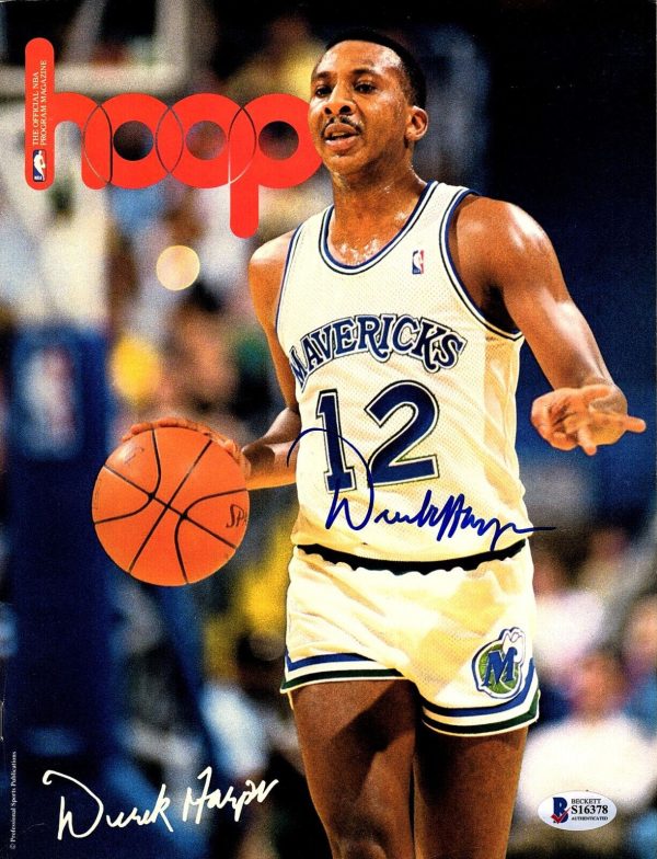 1989-90 Hoop Magazine (Derek Harper)