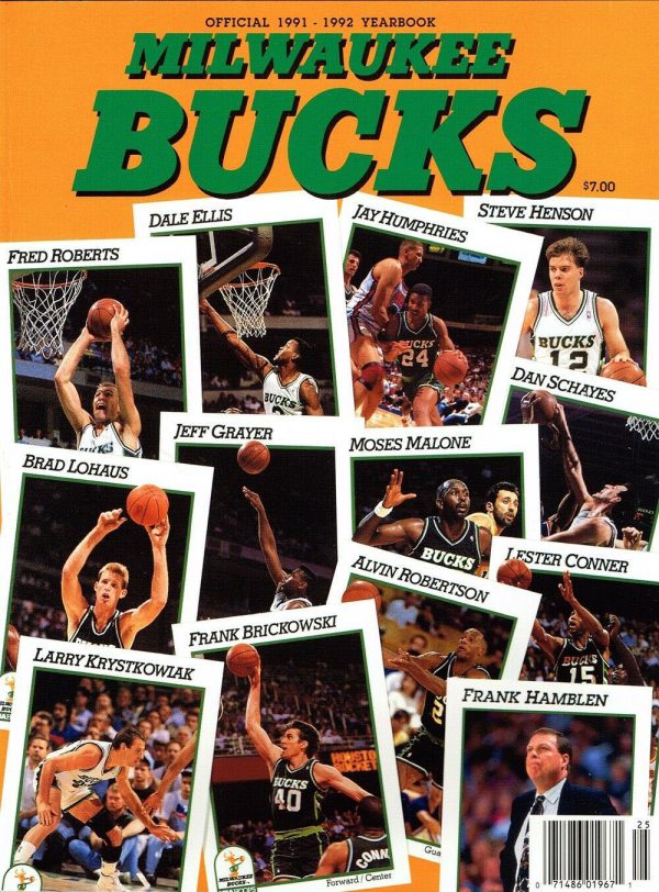 1991-92 Milwaukee Bucks yearbook