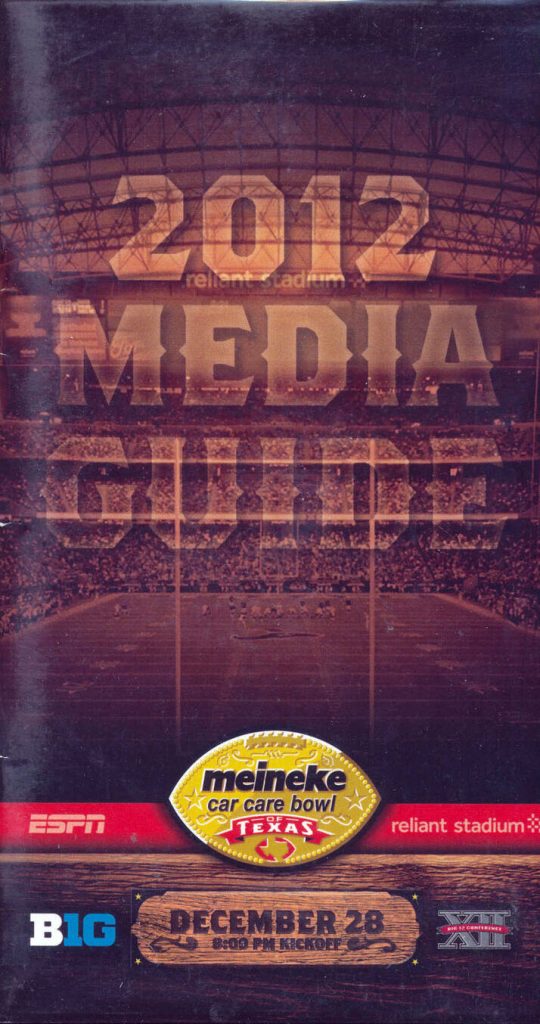 2012 Meineke Car Care Bowl media guide