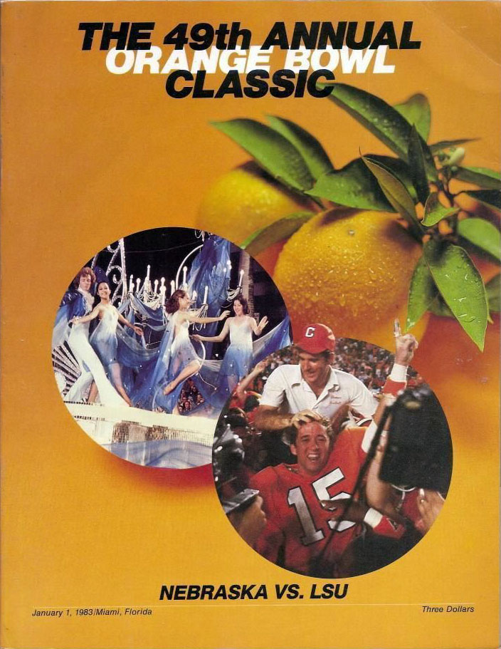 1983 Orange Bowl program