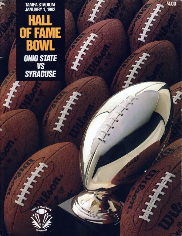 1992 Hall of Fame Bowl program