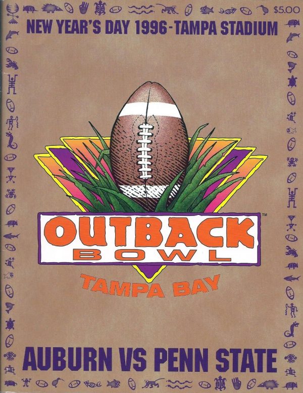 1996 Outback Bowl program