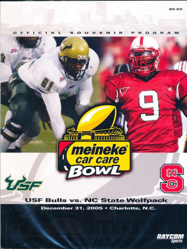 2005 Meineke Car Care Bowl program