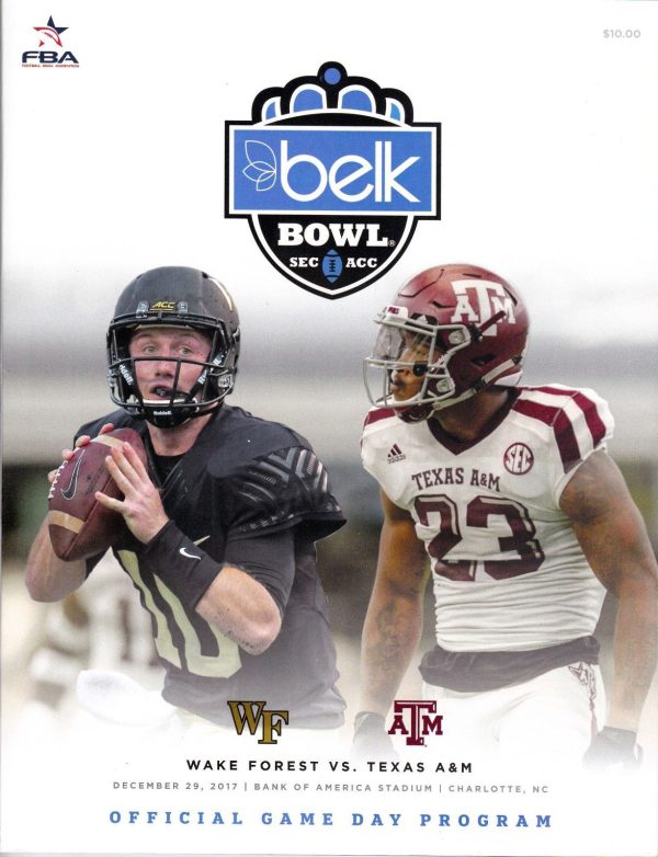 2017 Belk Bowl program