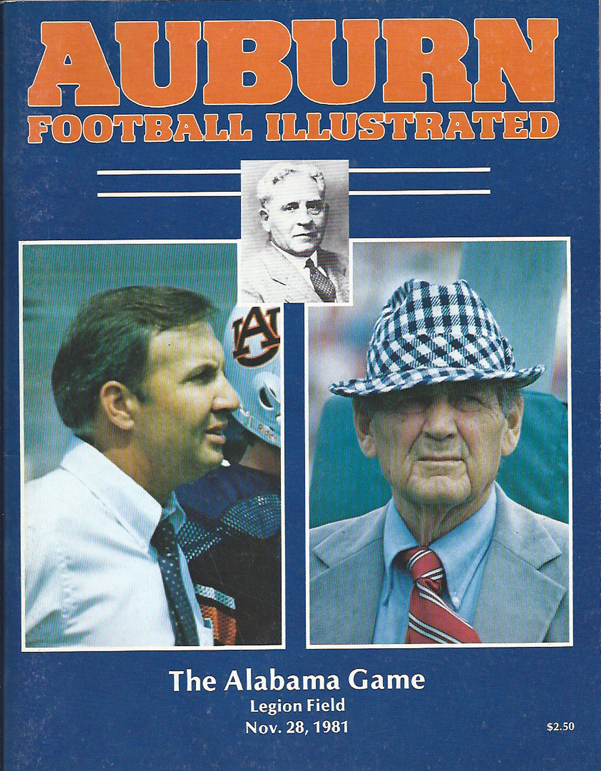 College Football Program: Alabama Crimson Tide vs. Auburn Tigers (November 28, 1981)