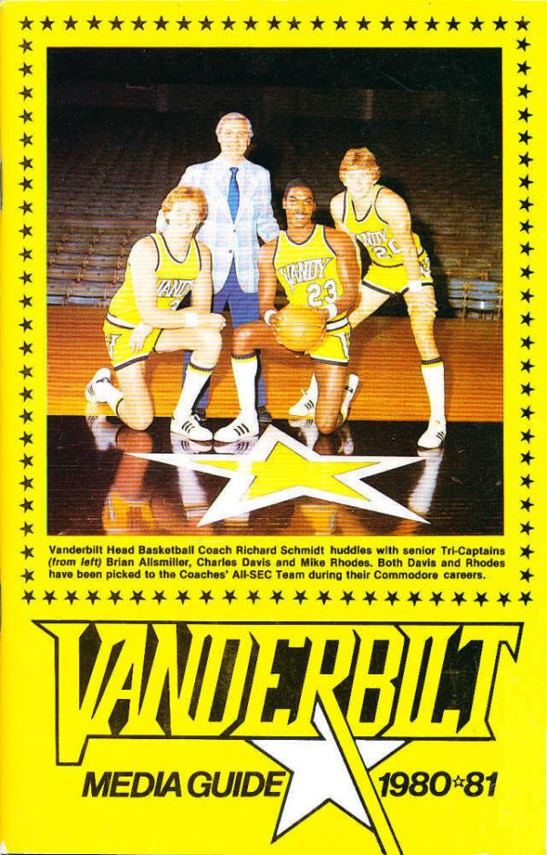 1980-81 Vanderbilt Commodores men's basketball media guide