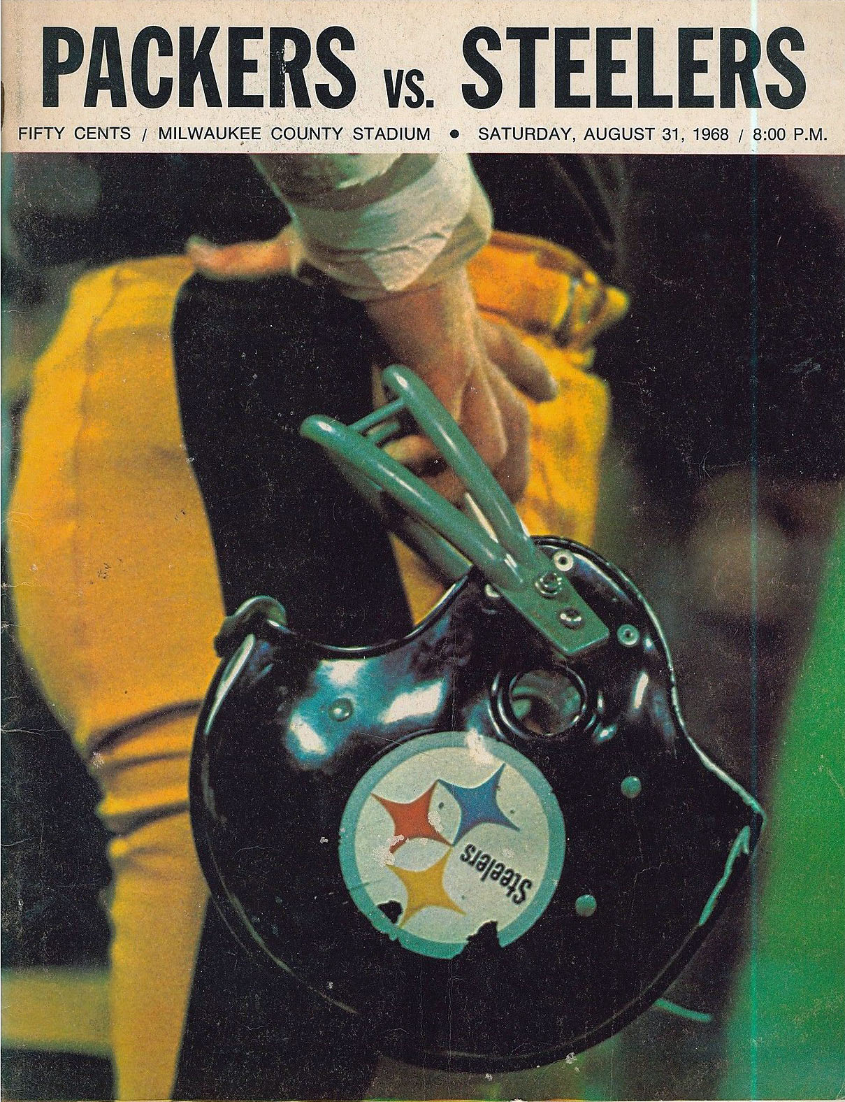 Green Bay Packers vs. Pittsburgh Steelers (August 31, 1968)