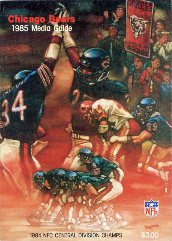 1985 Chicago Bears media guide