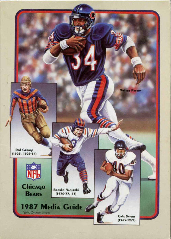 1987 Chicago Bears media guide