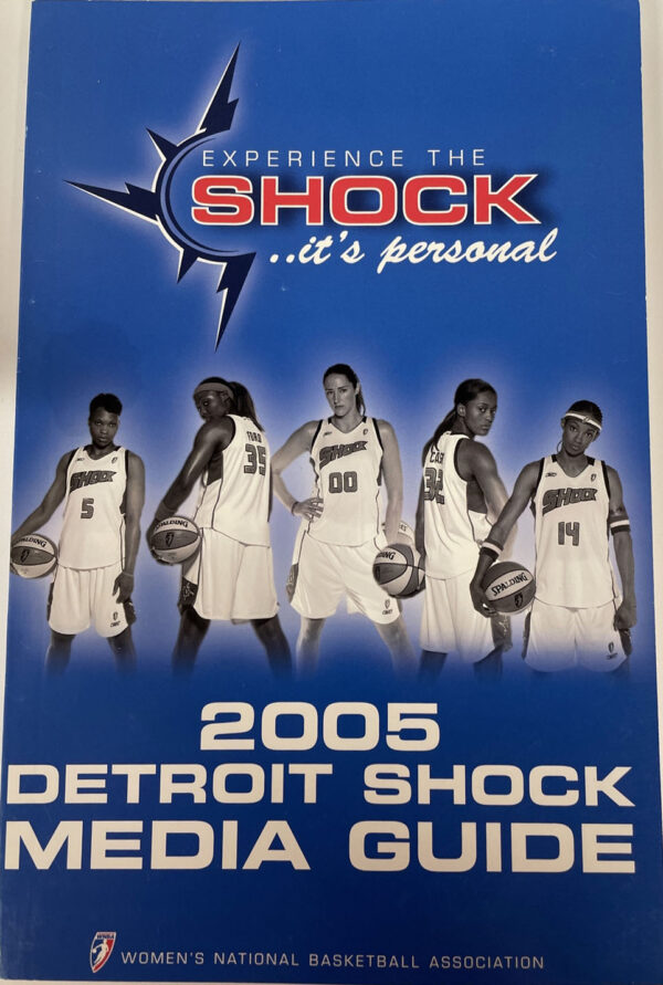 2005 Detroit Shock media guide