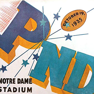 1935 Notre Dame Fighting Irish Football